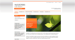 Desktop Screenshot of nucleotides4health.org